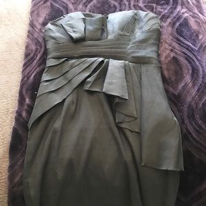 Black Strapless Dave and Johnny Cocktail Dress